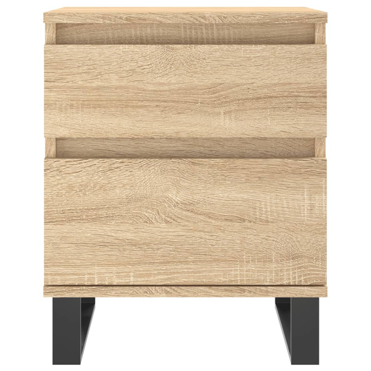 vidaXL Κομοδίνα 2 τεμ. Sonoma Δρυς 40 x 35 x 50 εκ. από Επεξεργ. Ξύλο