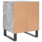 vidaXL Κομοδίνα 2 τεμ. Γκρι Σκυροδέματος 40x35x50 εκ. Επεξεργ. Ξύλο