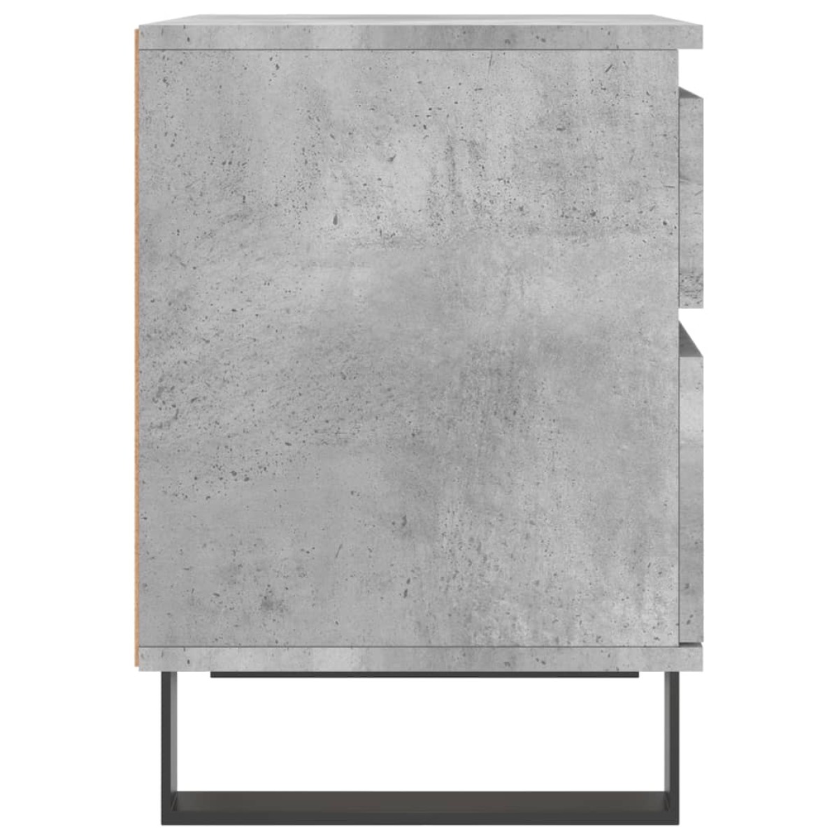 vidaXL Κομοδίνα 2 τεμ. Γκρι Σκυροδέματος 40x35x50 εκ. Επεξεργ. Ξύλο
