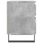 vidaXL Κομοδίνα 2 τεμ. Γκρι Σκυροδέματος 40x35x50 εκ. Επεξεργ. Ξύλο