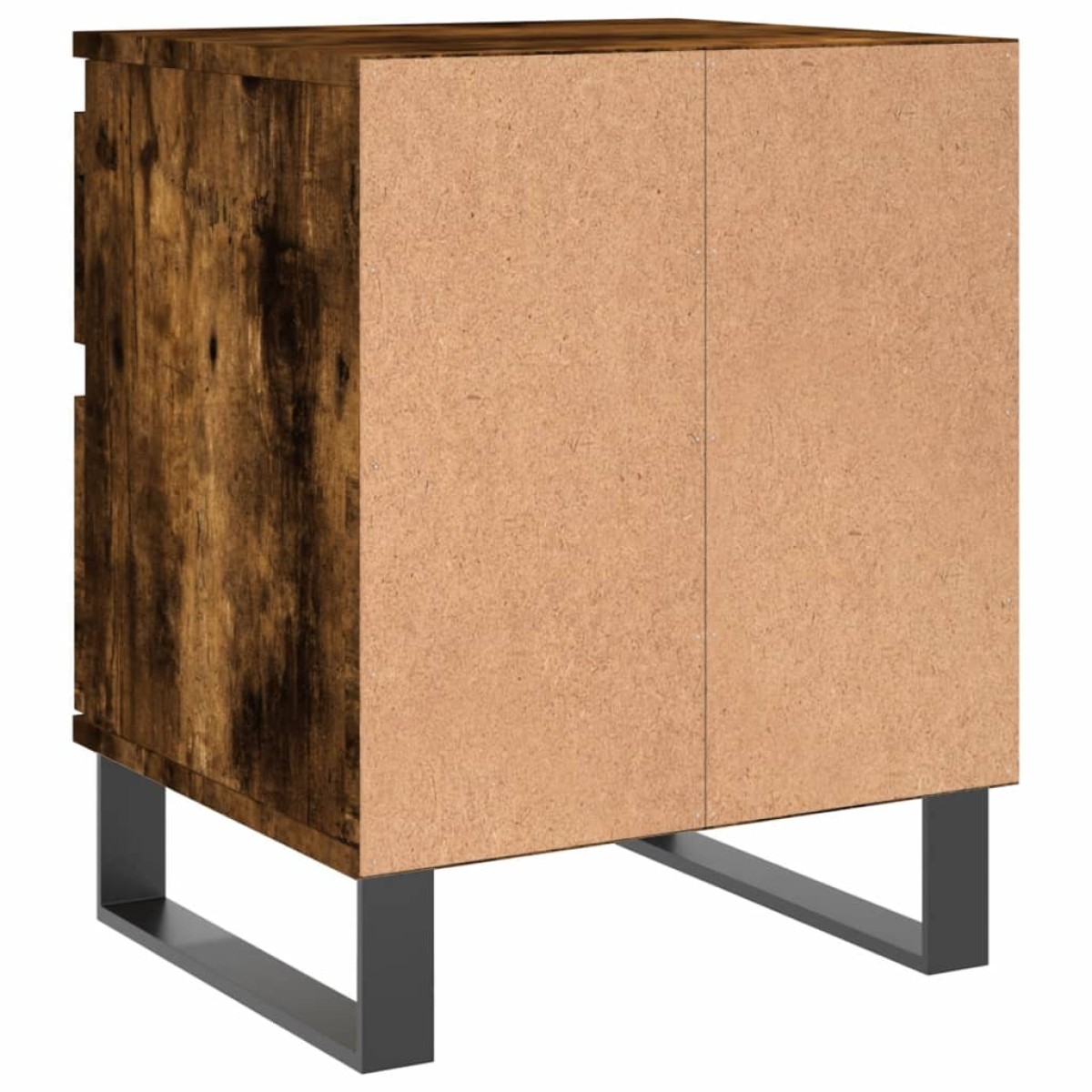 vidaXL Κομοδίνα 2 τεμ. Καπνιστή Δρυς 40 x 35 x 50 εκ. Επεξεργ. Ξύλο