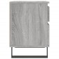 vidaXL Κομοδίνο Γκρι Sonoma 40 x 35 x 50 εκ. από Επεξεργασμένο Ξύλο