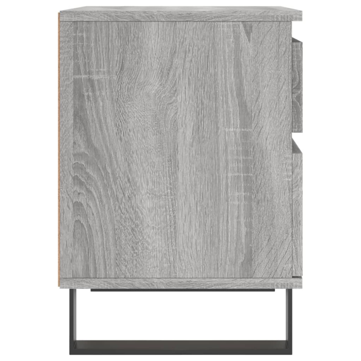 vidaXL Κομοδίνα 2 τεμ. Γκρι Sonoma 40 x 35 x 50 εκ. από Επεξεργ. Ξύλο