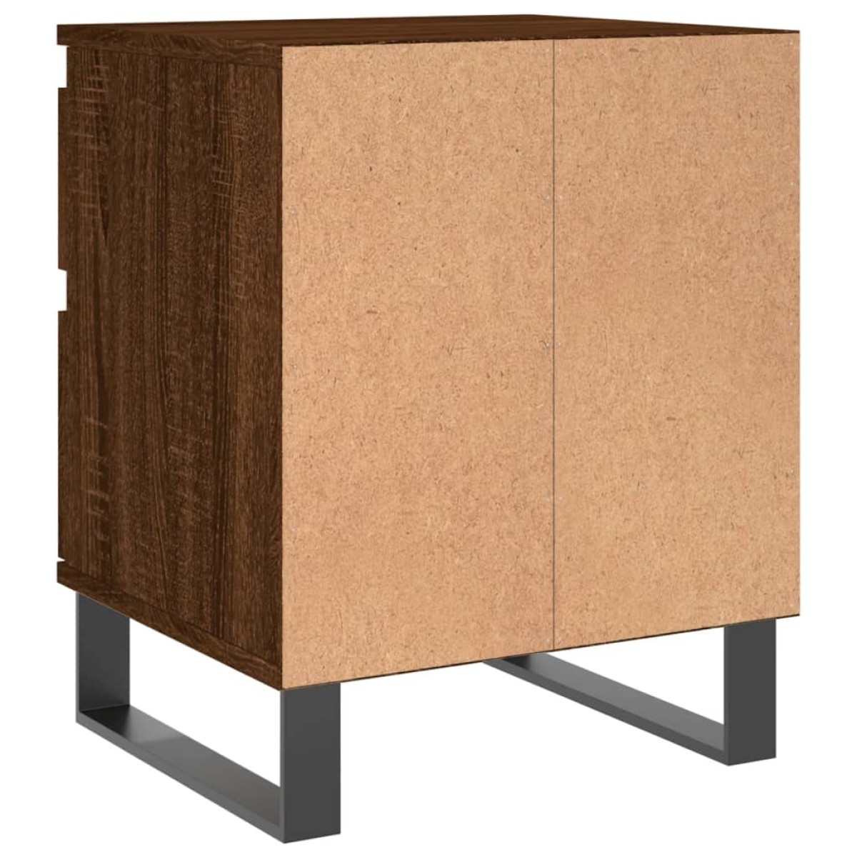 vidaXL Κομοδίνα 2 τεμ. Καφέ Δρυς 40 x 35 x 50 εκ. από Επεξεργ. Ξύλο