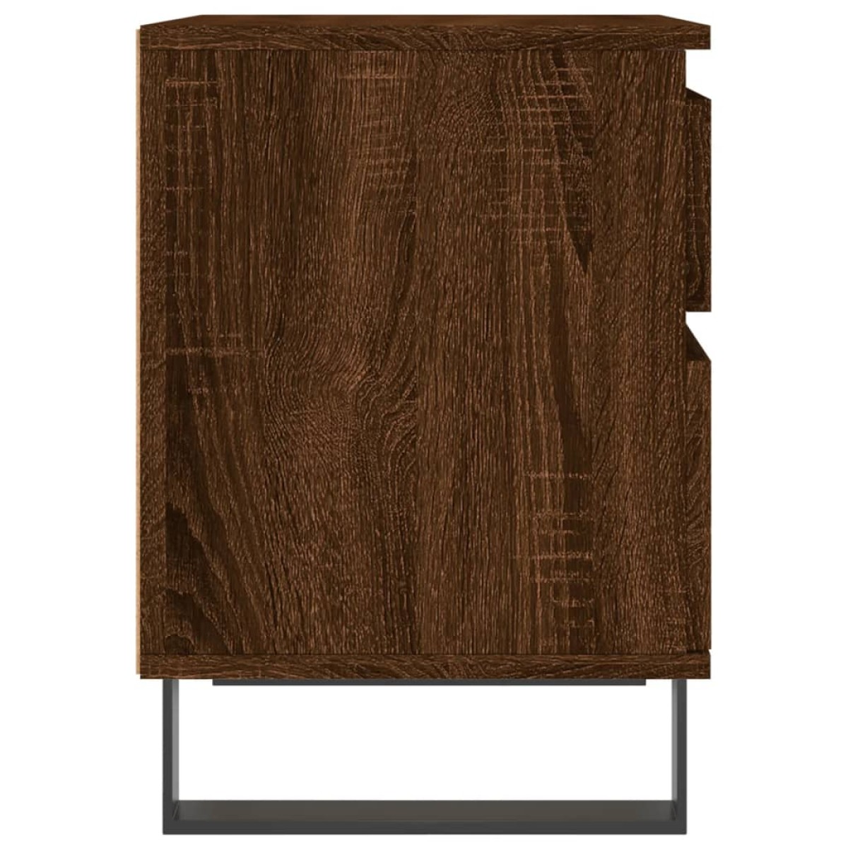vidaXL Κομοδίνα 2 τεμ. Καφέ Δρυς 40 x 35 x 50 εκ. από Επεξεργ. Ξύλο