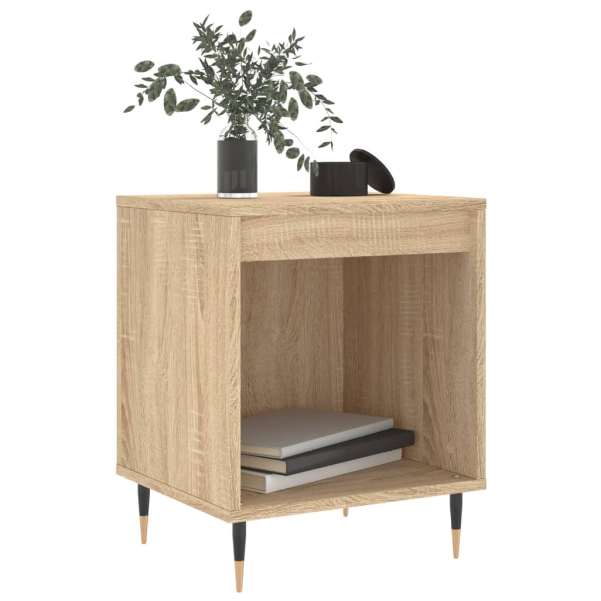 vidaXL Κομοδίνα 2 τεμ. Sonoma Δρυς 40 x 35 x 50 εκ. από Επεξεργ. Ξύλο