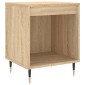 vidaXL Κομοδίνα 2 τεμ. Sonoma Δρυς 40 x 35 x 50 εκ. από Επεξεργ. Ξύλο