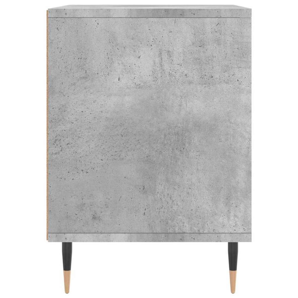 vidaXL Κομοδίνο Γκρι Σκυροδέματος 40 x 35 x 50 εκ. από Επεξεργ. Ξύλο