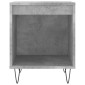 vidaXL Κομοδίνα 2 τεμ. Γκρι Σκυροδέματος 40x35x50 εκ. Επεξεργ. Ξύλο