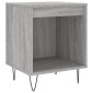 vidaXL Κομοδίνο Γκρι Sonoma 40 x 35 x 50 εκ. από Επεξεργασμένο Ξύλο