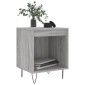 vidaXL Κομοδίνο Γκρι Sonoma 40 x 35 x 50 εκ. από Επεξεργασμένο Ξύλο