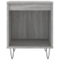 vidaXL Κομοδίνο Γκρι Sonoma 40 x 35 x 50 εκ. από Επεξεργασμένο Ξύλο
