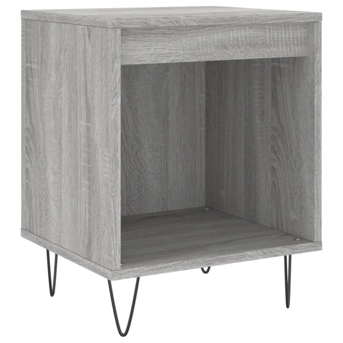 vidaXL Κομοδίνα 2 τεμ. Γκρι Sonoma 40 x 35 x 50 εκ. από Επεξεργ. Ξύλο