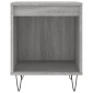 vidaXL Κομοδίνα 2 τεμ. Γκρι Sonoma 40 x 35 x 50 εκ. από Επεξεργ. Ξύλο