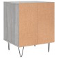 vidaXL Κομοδίνα 2 τεμ. Γκρι Sonoma 40 x 35 x 50 εκ. από Επεξεργ. Ξύλο