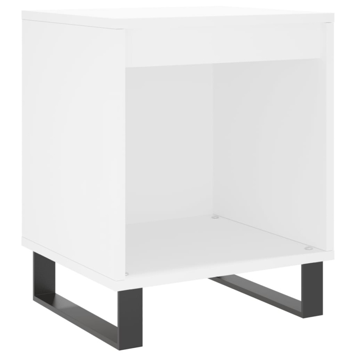vidaXL Κομοδίνο Λευκό 40 x 35 x 50 εκ. από Επεξεργασμένο Ξύλο