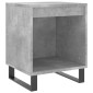 vidaXL Κομοδίνα 2 τεμ. Γκρι Σκυροδέματος 40x35x50 εκ. Επεξεργ. Ξύλο