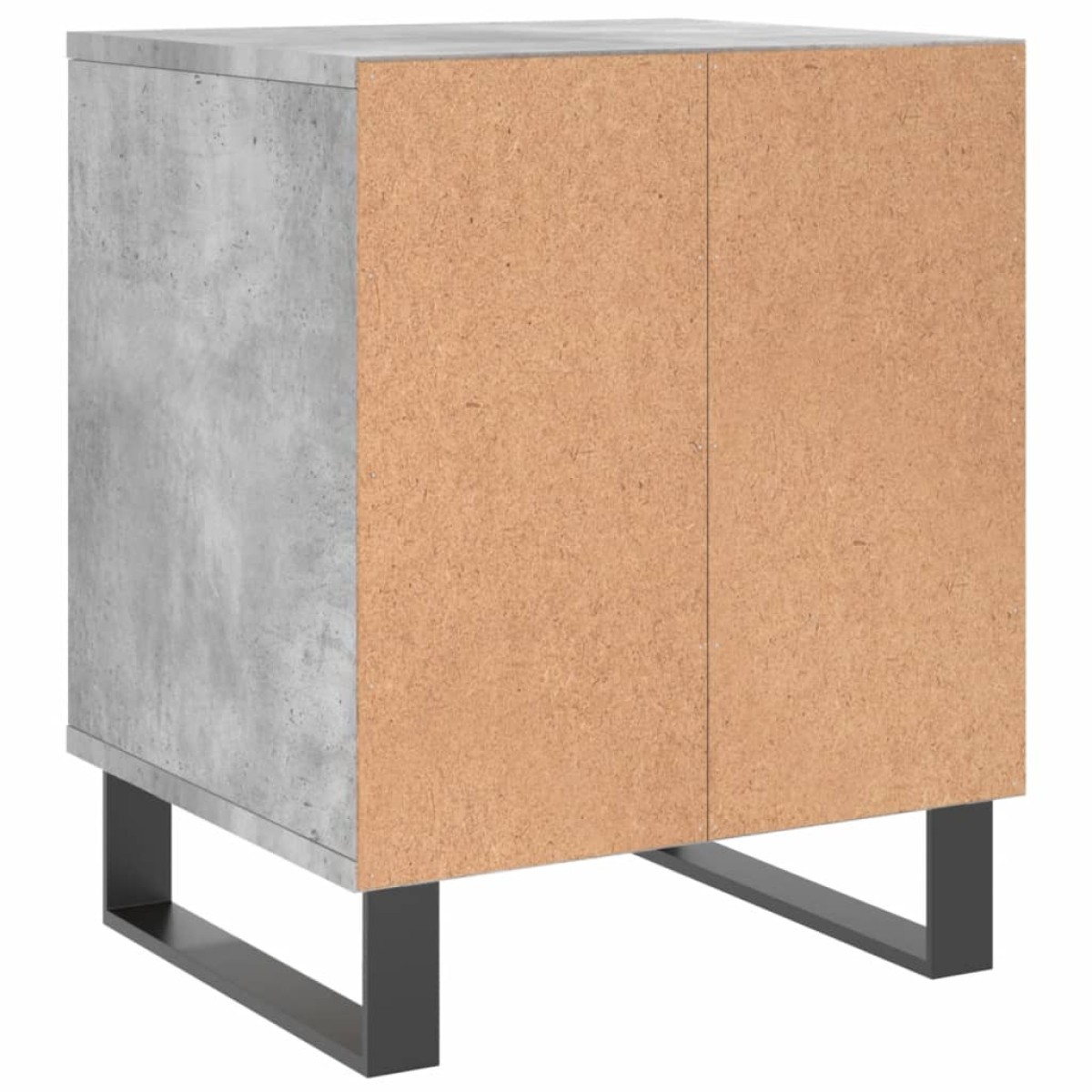 vidaXL Κομοδίνα 2 τεμ. Γκρι Σκυροδέματος 40x35x50 εκ. Επεξεργ. Ξύλο