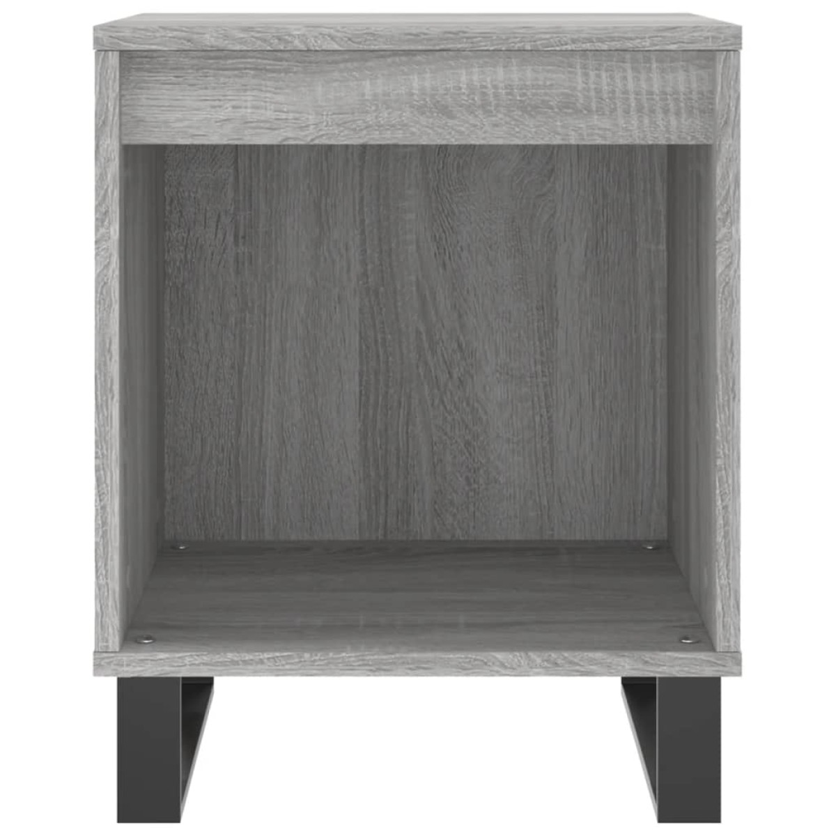 vidaXL Κομοδίνα 2 τεμ. Γκρι Sonoma 40 x 35 x 50 εκ. από Επεξεργ. Ξύλο