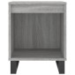 vidaXL Κομοδίνα 2 τεμ. Γκρι Sonoma 40 x 35 x 50 εκ. από Επεξεργ. Ξύλο