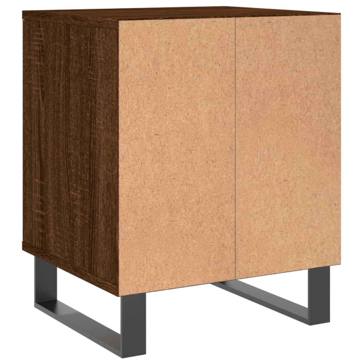 vidaXL Κομοδίνα 2 τεμ. Καφέ Δρυς 40 x 35 x 50 εκ. από Επεξεργ. Ξύλο