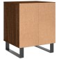 vidaXL Κομοδίνα 2 τεμ. Καφέ Δρυς 40 x 35 x 50 εκ. από Επεξεργ. Ξύλο