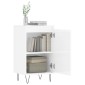 vidaXL Ντουλάπια 2 τεμ. Γυαλιστ. Λευκό 40x35x70 εκ. από Επεξεργ. Ξύλο