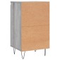 vidaXL Συρταριέρα Γκρι Sonoma 40 x 35 x 70 εκ. από Επεξεργασμένο Ξύλο