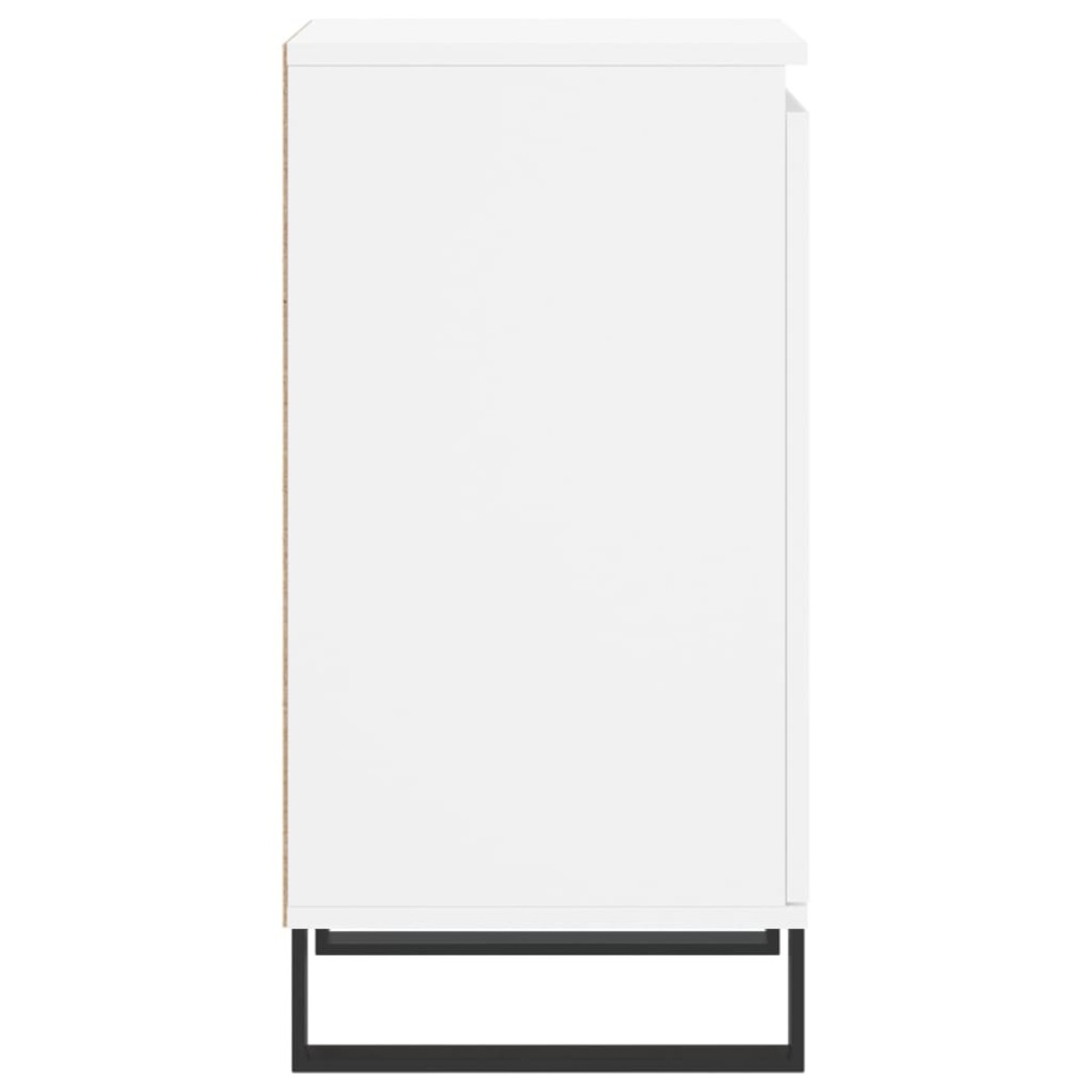 vidaXL Συρταριέρα Λευκή 40 x 35 x 70 εκ. από Επεξεργασμένο Ξύλο