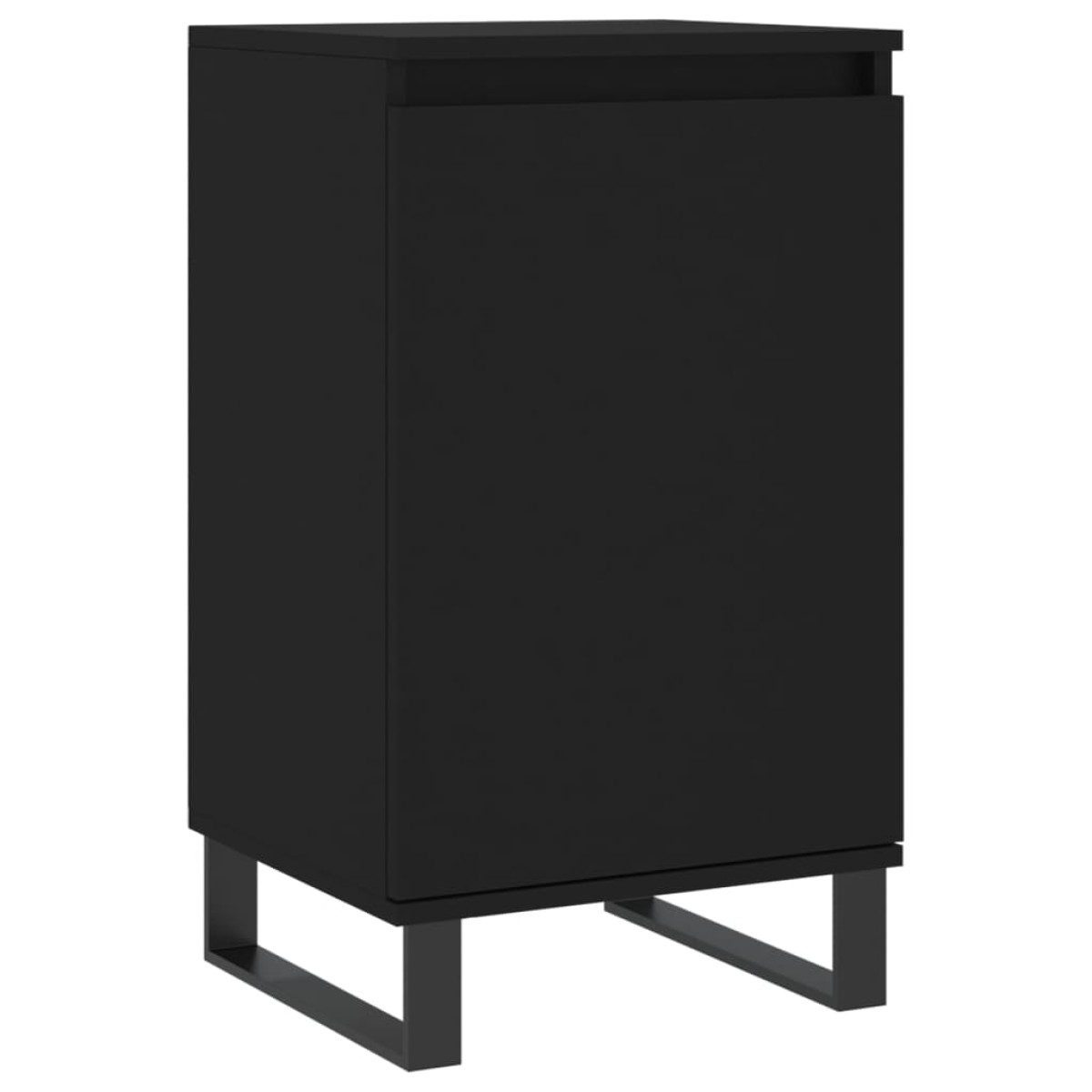 vidaXL Ντουλάπια 2 τεμ. Μαύρα 40 x 35 x 70 εκ. από Επεξεργασμένο Ξύλο