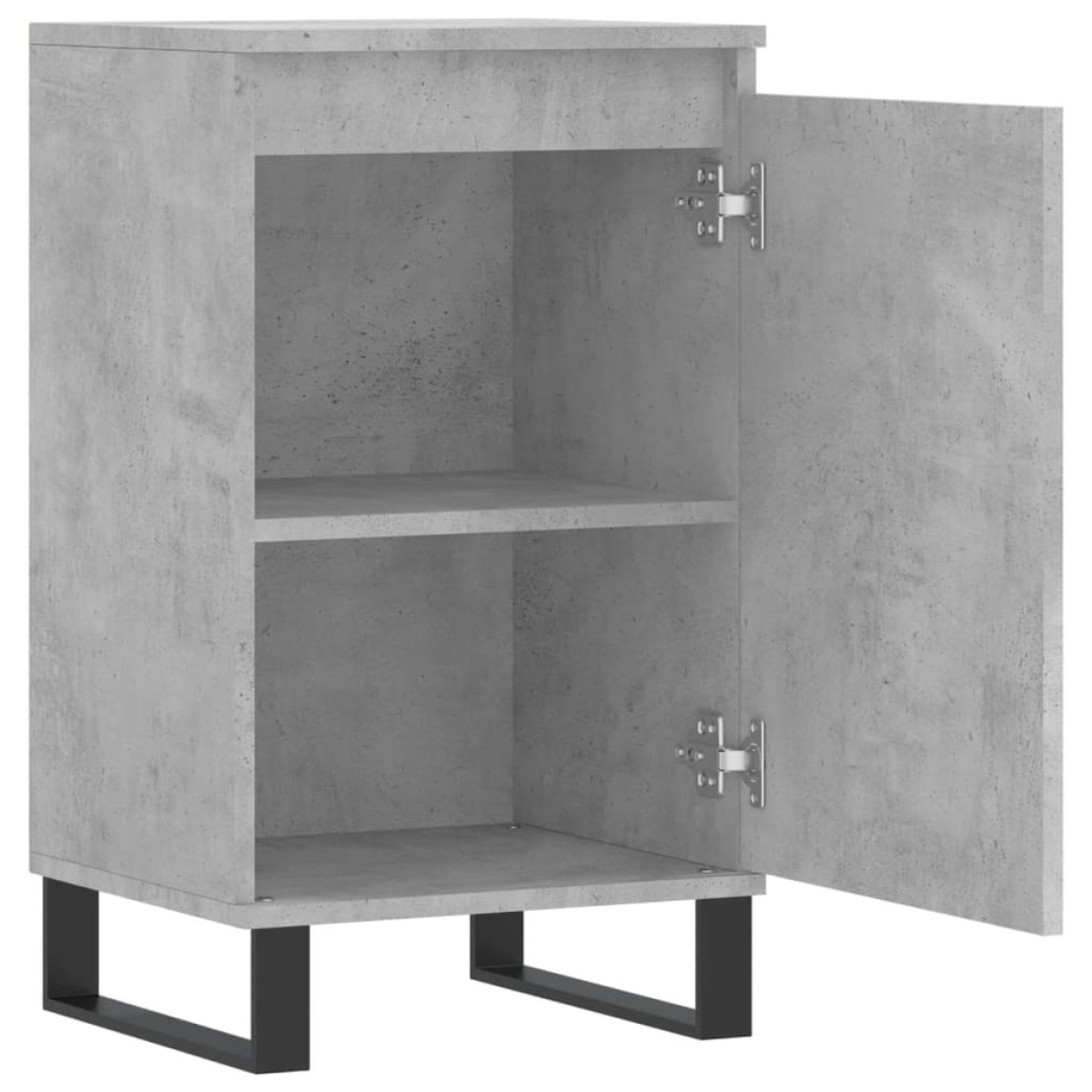 vidaXL Ντουλάπια 2 τεμ. Γκρι Σκυροδ. 40x35x70 εκ. Επεξεργασμένο Ξύλο