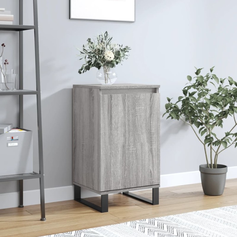 vidaXL Συρταριέρα Γκρι Sonoma 40 x 35 x 70 εκ. από Επεξεργασμένο Ξύλο