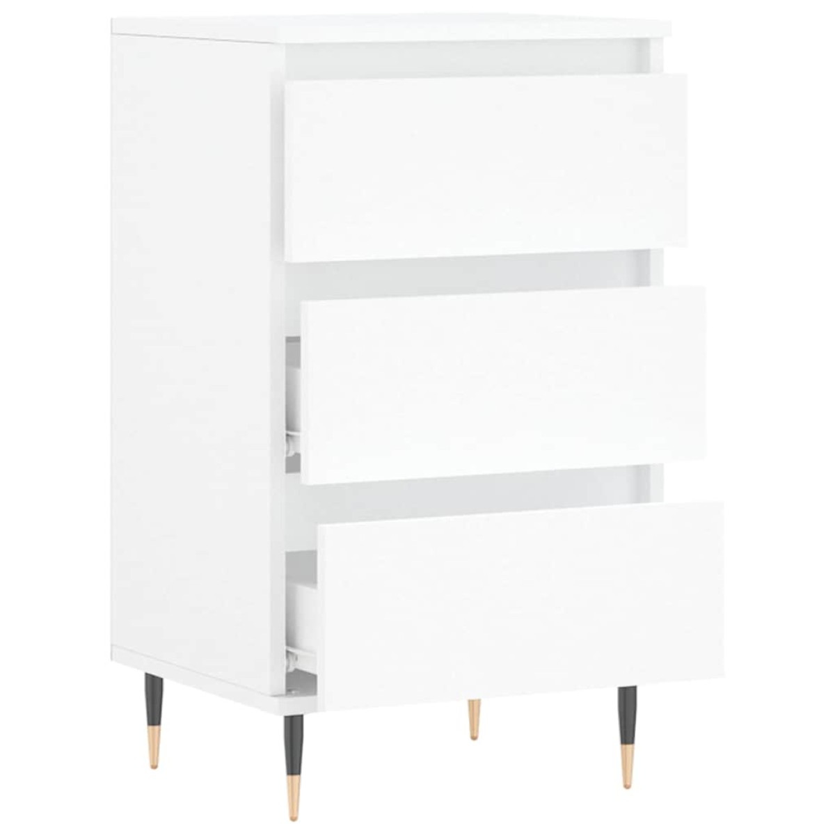 vidaXL Συρταριέρα Λευκή 40 x 35 x 70 εκ. από Επεξεργασμένο Ξύλο