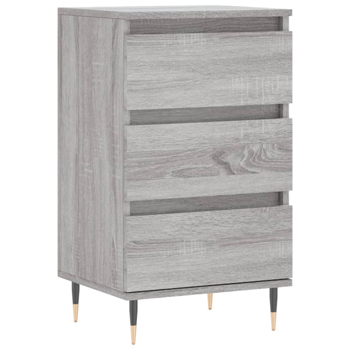 vidaXL Συρταριέρα Γκρι Sonoma 40 x 35 x 70 εκ. από Επεξεργασμένο Ξύλο