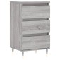 vidaXL Συρταριέρα Γκρι Sonoma 40 x 35 x 70 εκ. από Επεξεργασμένο Ξύλο