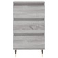 vidaXL Συρταριέρα Γκρι Sonoma 40 x 35 x 70 εκ. από Επεξεργασμένο Ξύλο