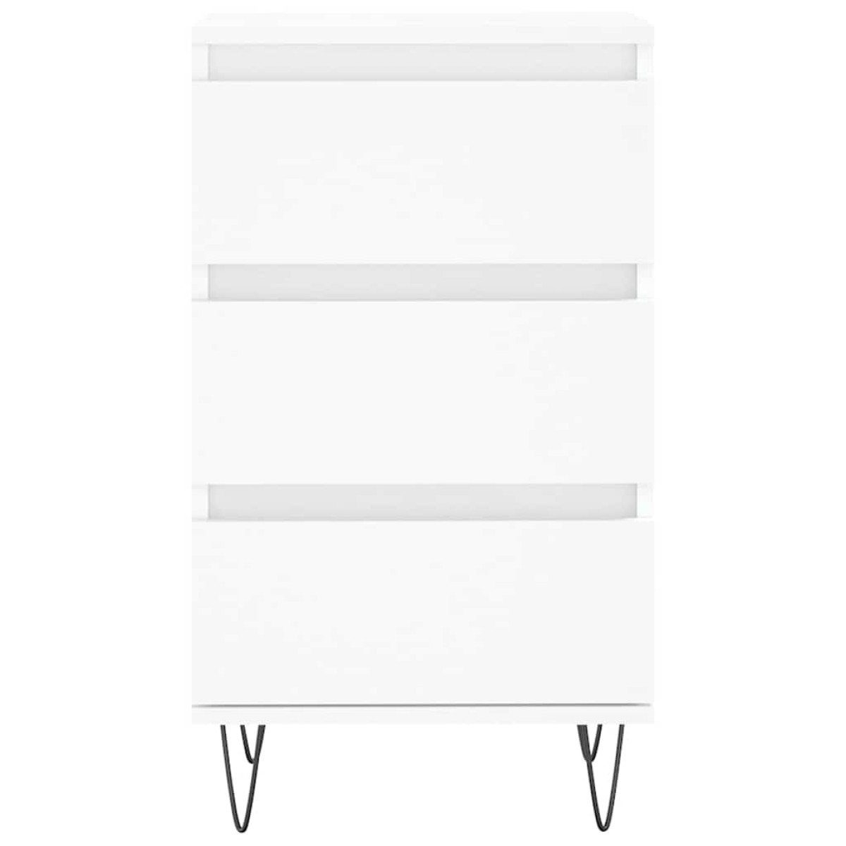 vidaXL Συρταριέρα Λευκή 40 x 35 x 70 εκ. από Επεξεργασμένο Ξύλο