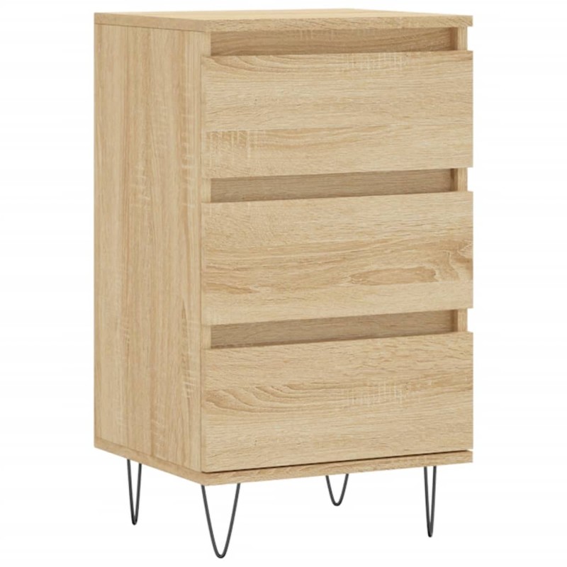 vidaXL Συρταριέρα Sonoma Δρυς 40 x 35 x 70 εκ. από Επεξεργασμένο Ξύλο