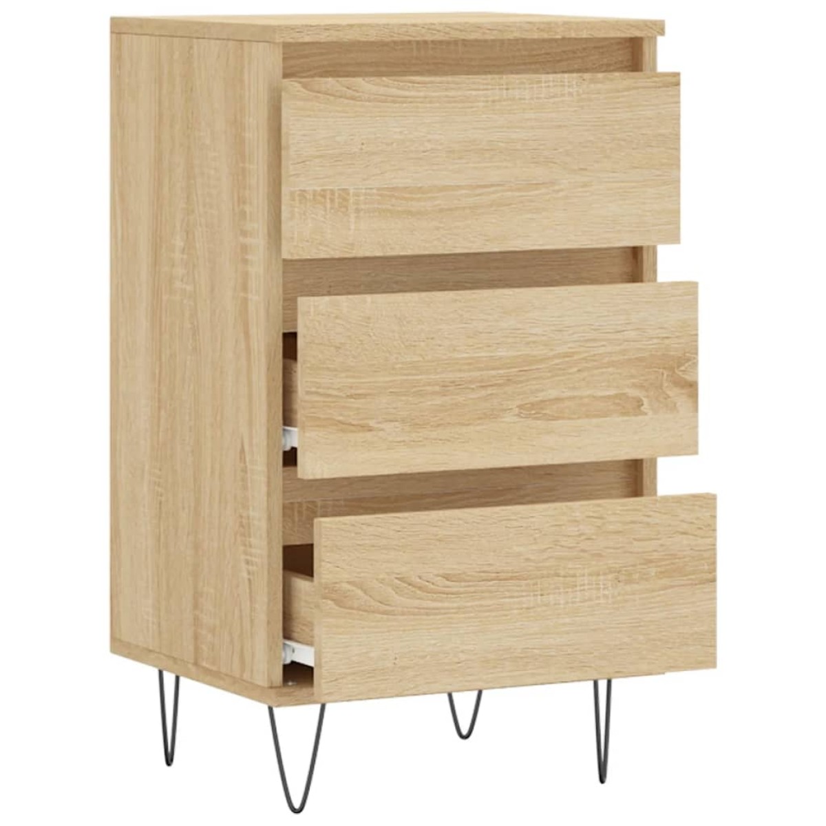 vidaXL Συρταριέρα Sonoma Δρυς 40 x 35 x 70 εκ. από Επεξεργασμένο Ξύλο