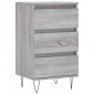 vidaXL Συρταριέρα Γκρι Sonoma 40 x 35 x 70 εκ. από Επεξεργασμένο Ξύλο