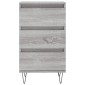 vidaXL Συρταριέρα Γκρι Sonoma 40 x 35 x 70 εκ. από Επεξεργασμένο Ξύλο