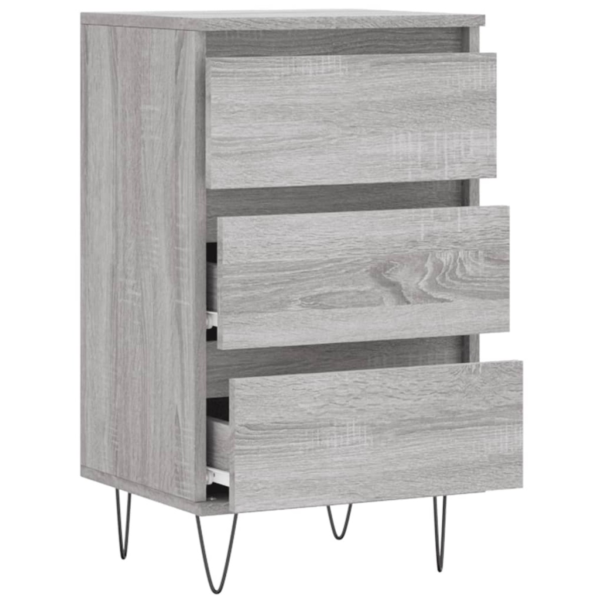 vidaXL Συρταριέρα Γκρι Sonoma 40 x 35 x 70 εκ. από Επεξεργασμένο Ξύλο