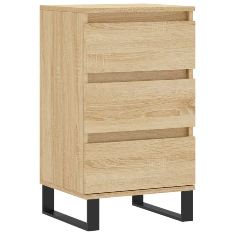 vidaXL Συρταριέρα Sonoma Δρυς 40 x 35 x 70 εκ. από Επεξεργασμένο Ξύλο