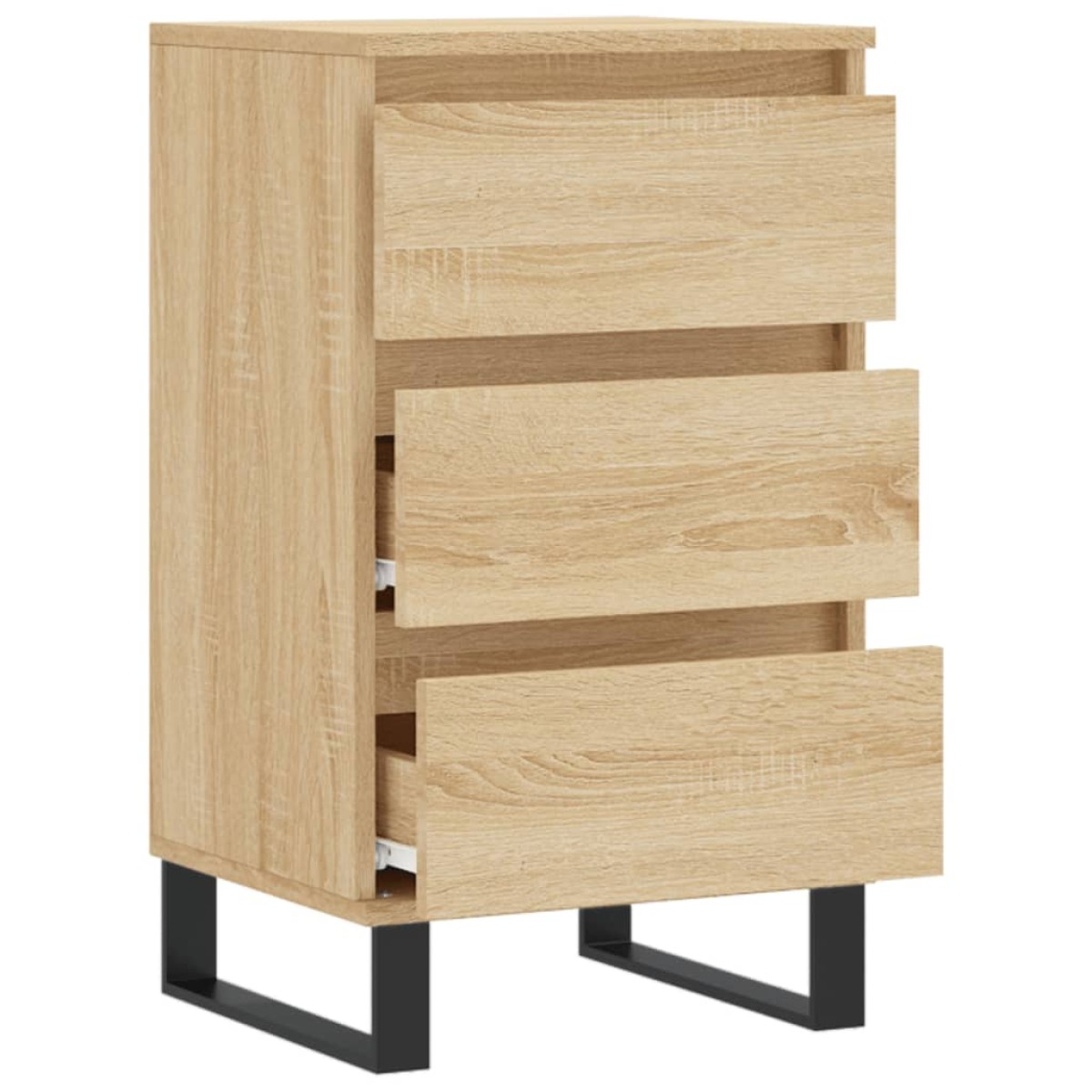 vidaXL Συρταριέρα Sonoma Δρυς 40 x 35 x 70 εκ. από Επεξεργασμένο Ξύλο