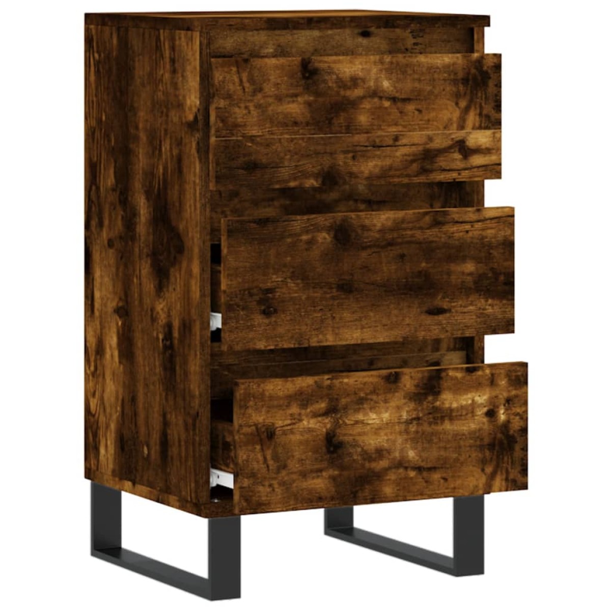 vidaXL Συρταριέρα Καπνιστή Δρυς 40 x 35 x 70 εκ. από Επεξεργ. Ξύλο