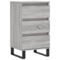 vidaXL Συρταριέρα Γκρι Sonoma 40 x 35 x 70 εκ. από Επεξεργασμένο Ξύλο