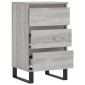 vidaXL Συρταριέρα Γκρι Sonoma 40 x 35 x 70 εκ. από Επεξεργασμένο Ξύλο