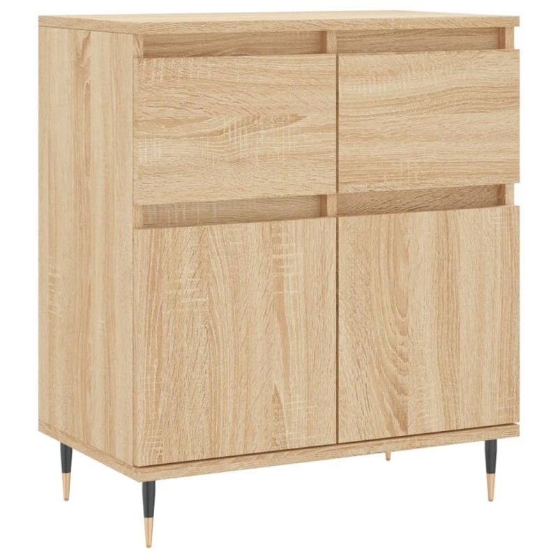 vidaXL Συρταριέρα Sonoma Δρυς 60x35x70 εκ. Επεξεργασμένο Ξύλο