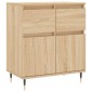 vidaXL Συρταριέρα Sonoma Δρυς 60x35x70 εκ. Επεξεργασμένο Ξύλο