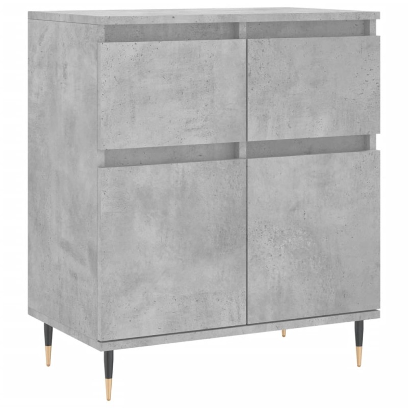vidaXL Ντουλάπι Γκρι Σκυροδέματος 60x35x70 εκ. Επεξεργασμένο Ξύλο